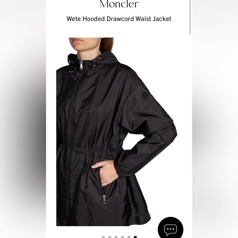 SOLD - Moncler Wete Parka Black GIUBBOTTO WETE JACKET - SIZE 1